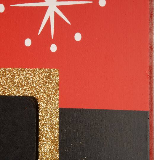 22" Santa Stops Here Hanging Sign Home Décor